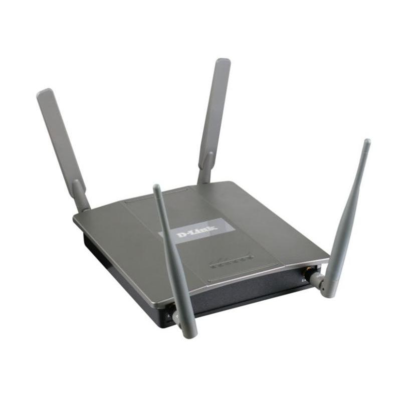 D-Link Wireless N Quadband Unified Access Point 300 Mbit/s Connexion Ethernet, supportant l'alimentation via ce port (PoE)