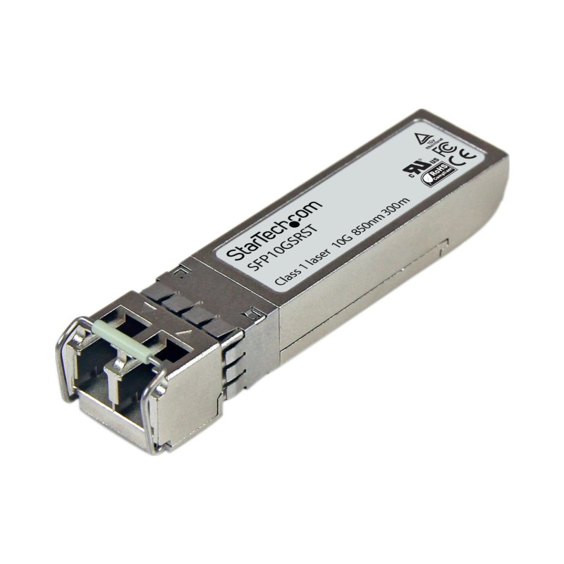 StarTech.com Cisco SFP-10G-SR Compatible SFP+ Module - 10GBASE-SR - 10GbE Multimode Fiber MMF Optic Transceiver - 10GE Gigabit Ethernet SFP+ - LC 300m - 850nm - DDM Cisco Firepower, ASR9000, C9300