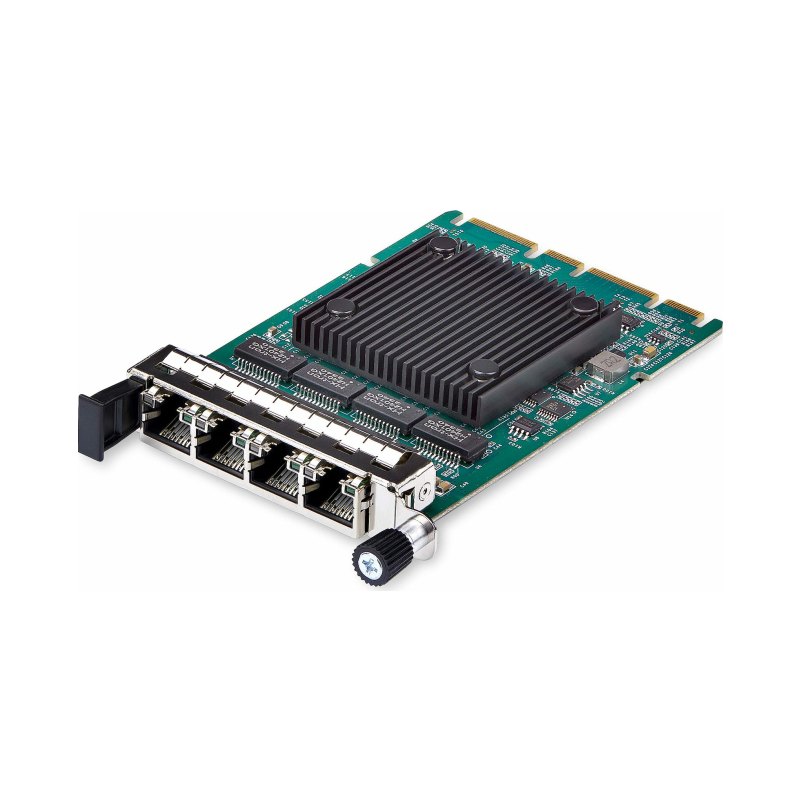 StarTech.com 4-Port RJ45 Gigabit OCP 3.0 Server Network Card w/Intel® I350-AM4, SFF 4C+ Compatible, Multi-Speed Ethernet, PCIe 3.0, LAN Transformer, NIC w/PXE/9K