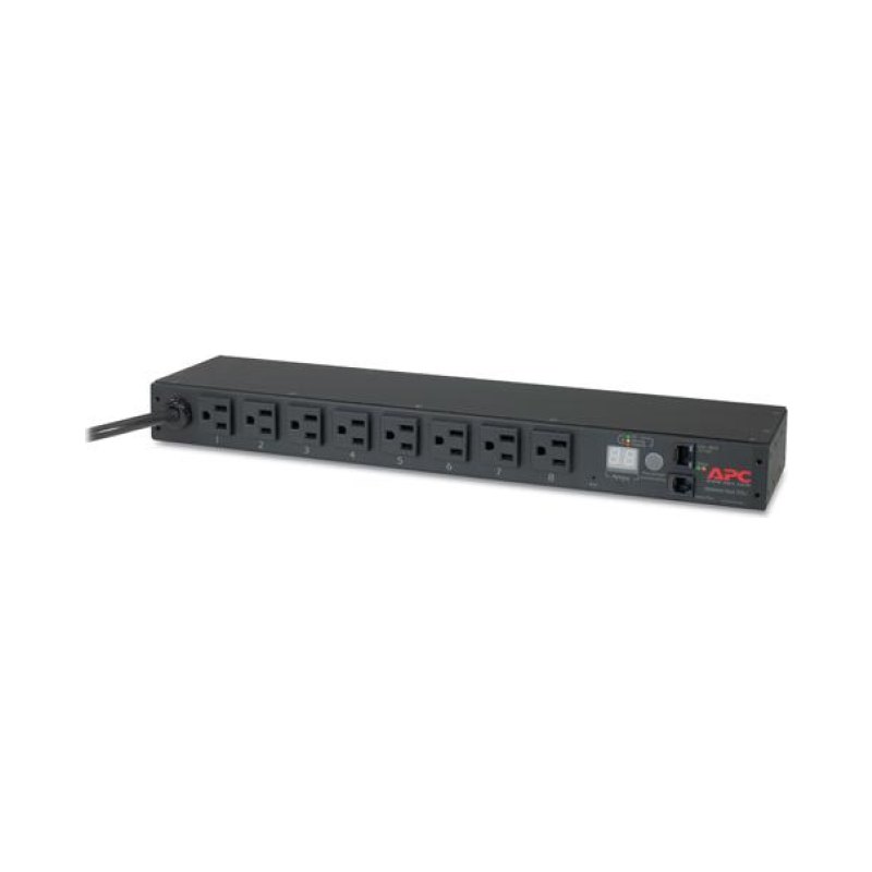 APC AP7800B power distribution unit (PDU) 8 AC outlet(s) 1U Black