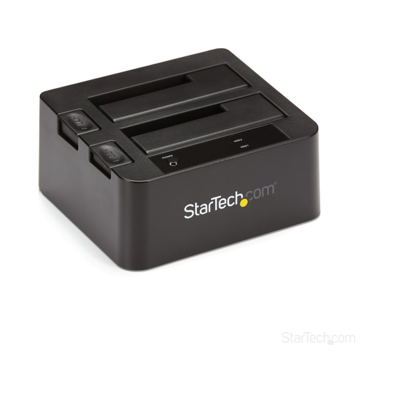 StarTech.com Dock pour Disques Durs USB 3.2 à SATA à 2 Baies, Station d'Accueil pour Disques Durs USB 10 Gbps, Dock pour HDD/SSD externes 2,5/3,5" SATA I/II/III, Baie pour Disque Dur Remplaçable à Chaud