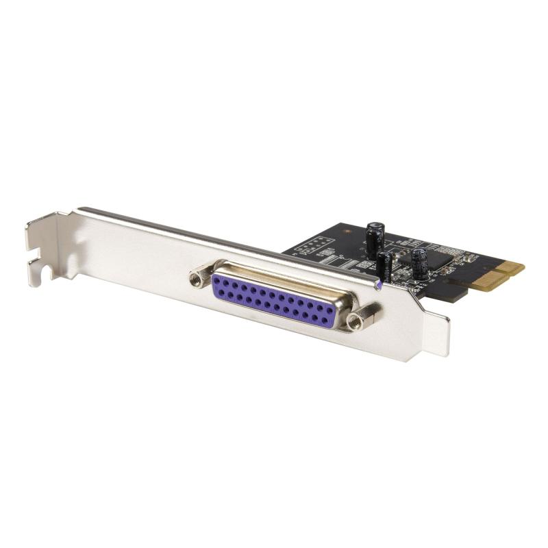 StarTech.com Carte PCIe Parallèle 1 Port - Carte Adaptateur PCI Express vers Parallèle DB25 - Carte Extension Contrôleur LPT pour Imprimantes, Scanners & Plotters - SPP/ECP - Standard/Low Profile