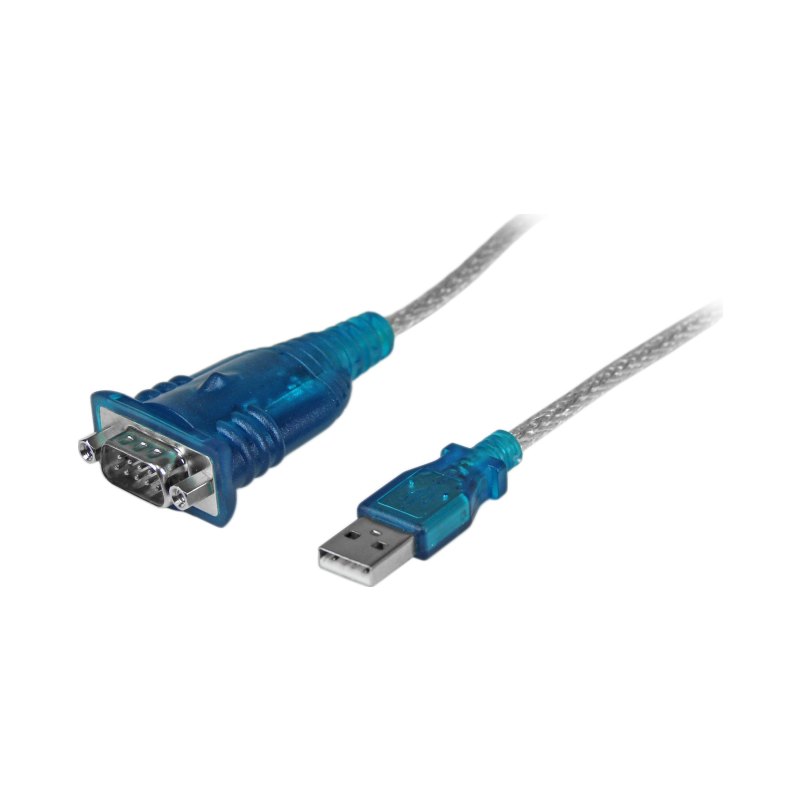 StarTech.com Câble Adaptateur USB vers RS232 DB9 Série à 1 Port de 43cm, Câble Adaptateur USB à Série - M/M