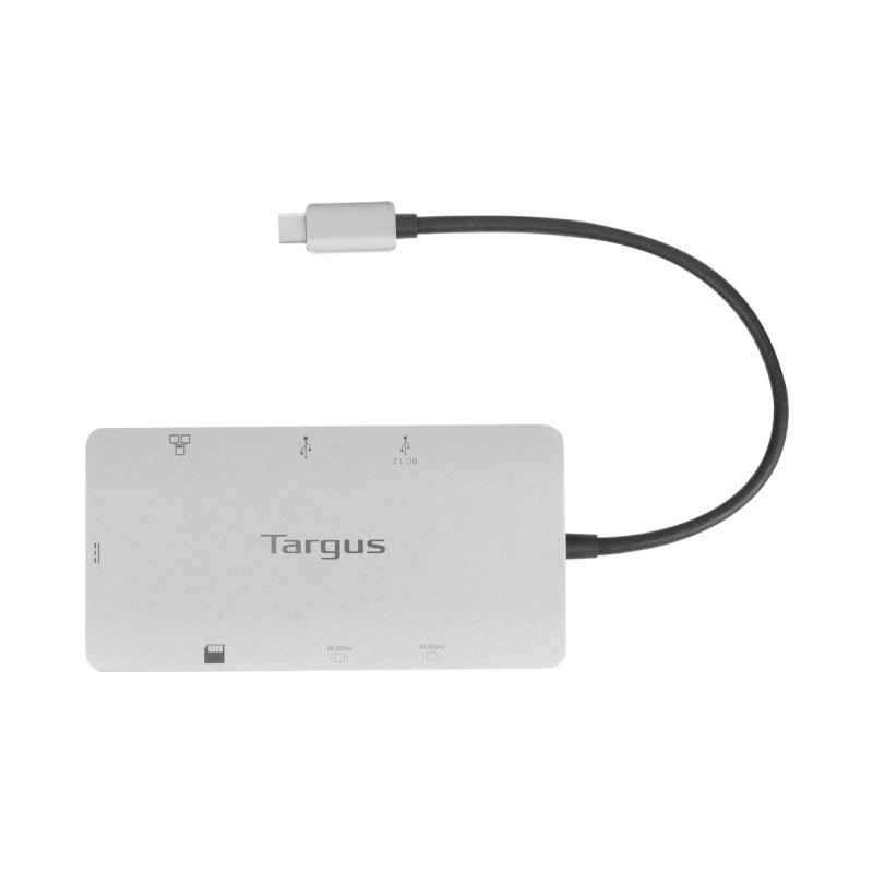 Targus DOCK423TT laptop dock/port replicator Wired USB 3.2 Gen 1 (3.1 Gen 1) Type-C Silver