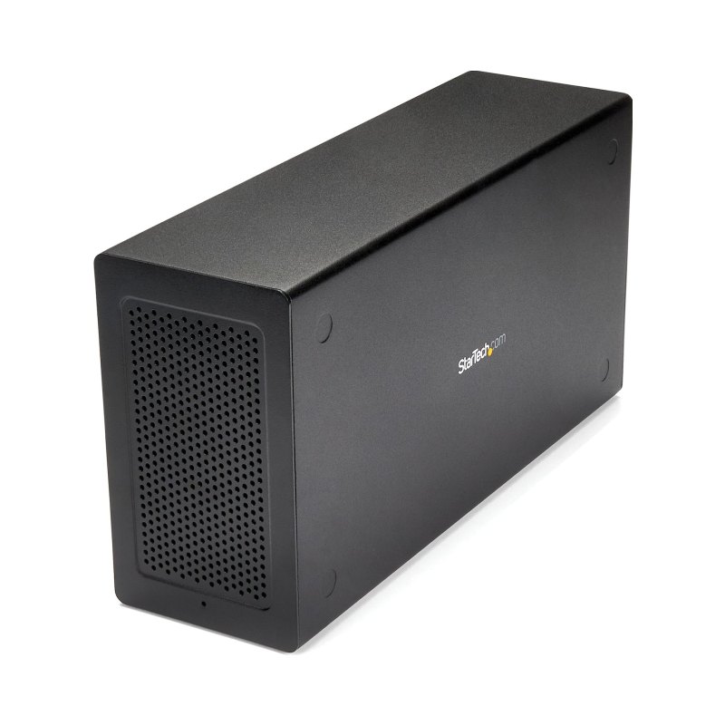 StarTech.com Thunderbolt 3 PCIe Expansion Chassis, External Enclosure with One PCI Express Slot, PCIe Box for Laptops/Desktops/All-In-Ones, 5K/4K Output Via TB3/DP Ports, TAA Compliant