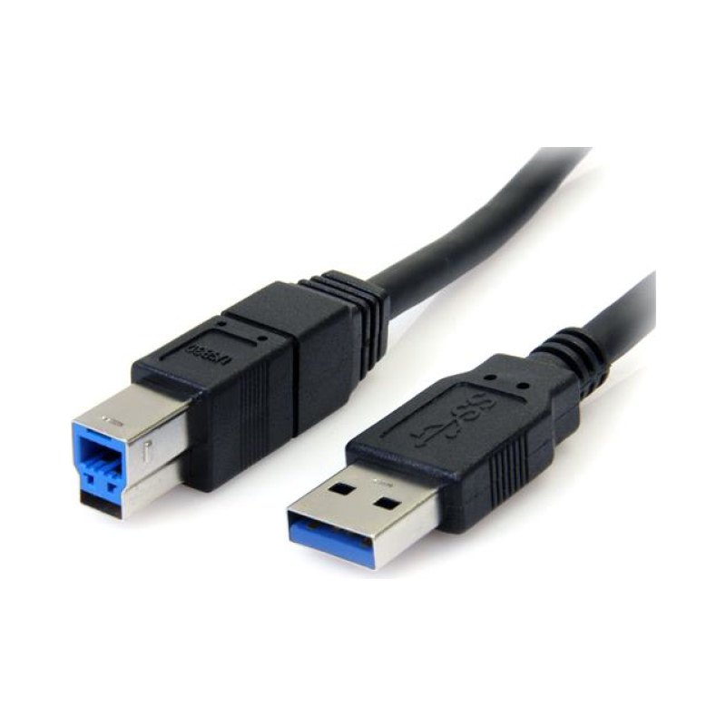 StarTech.com Cable USB 3.0 (5Gbps) A vers B de 3 m - Noir