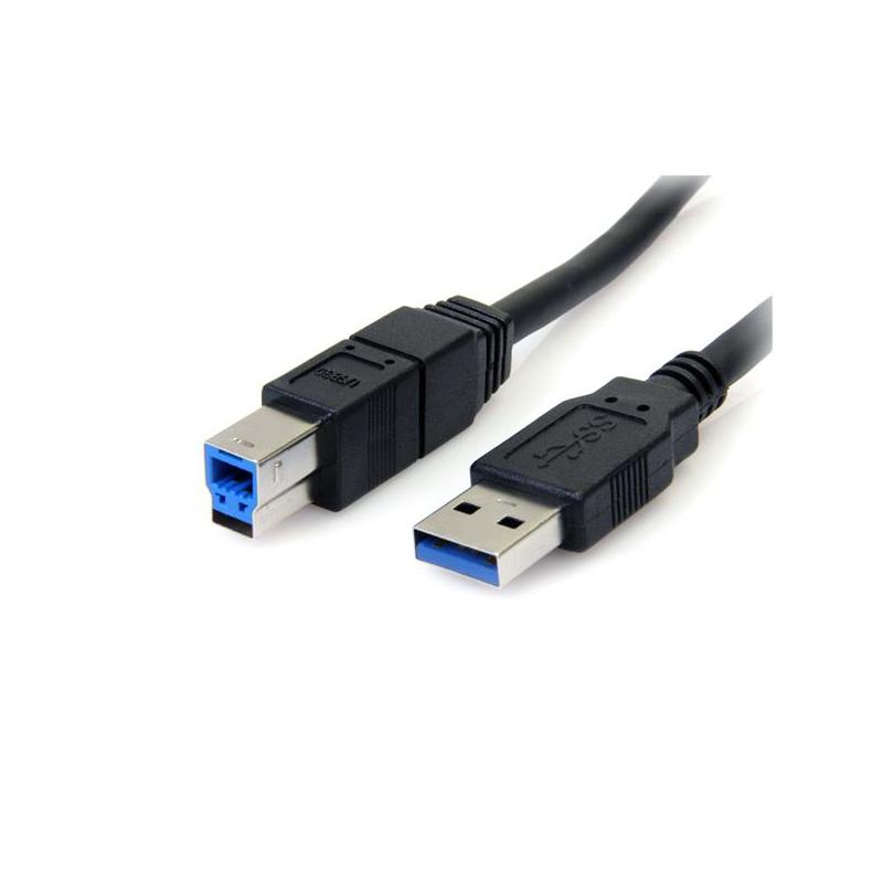 StarTech.com Cable USB 3.0 (5Gbps) A vers B de 3 m - Noir
