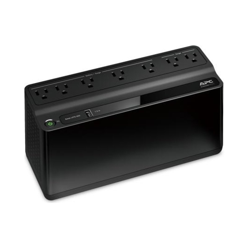 APC BE600M1 uninterruptible power supply (UPS) Standby (Offline) 0.6 kVA 330 W 7 AC outlet(s)