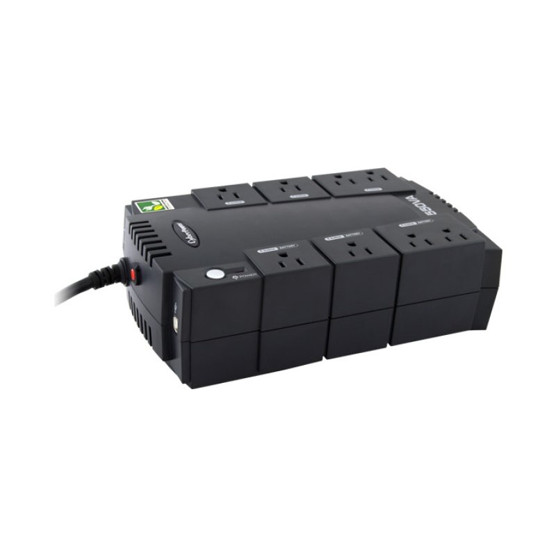CyberPower CP550SLG uninterruptible power supply (UPS) Standby (Offline) 0.55 kVA 330 W 8 AC outlet(s)