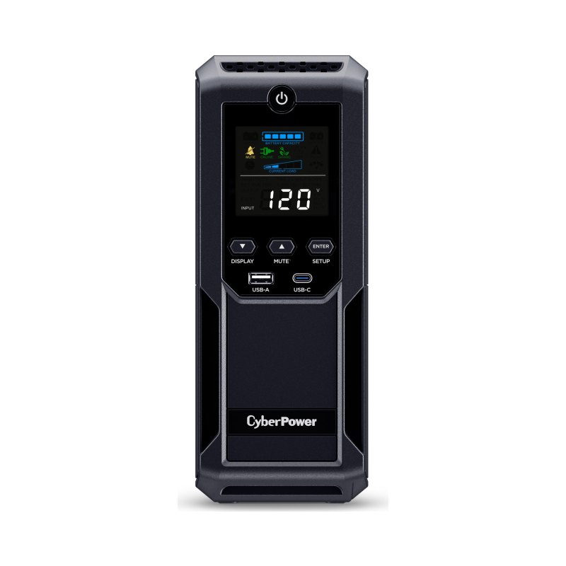 CyberPower LCD CP1500AVRLCD3 uninterruptible power supply (UPS) Line-Interactive 1.5 kVA 900 W 12 AC outlet(s)