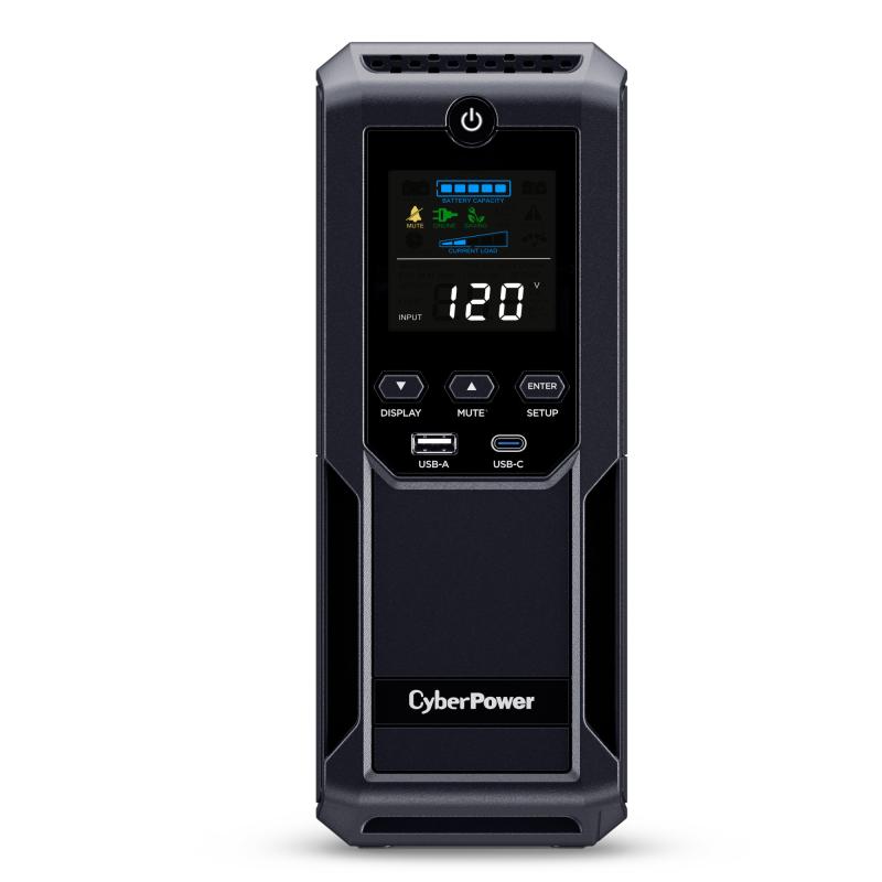 CyberPower LCD CP1500AVRLCD3 alimentation d'énergie non interruptible Interactivité de ligne 1,5 kVA 900 W 12 sortie(s) CA
