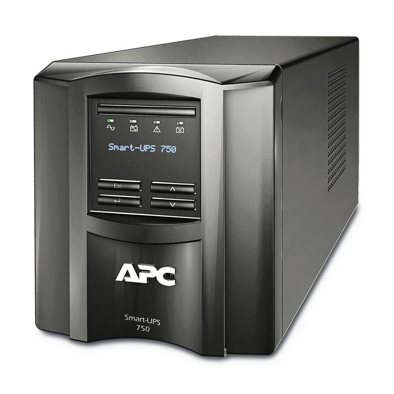 APC SMT750C alimentation d'énergie non interruptible Interactivité de ligne 0,75 kVA 500 W 6 sortie(s) CA
