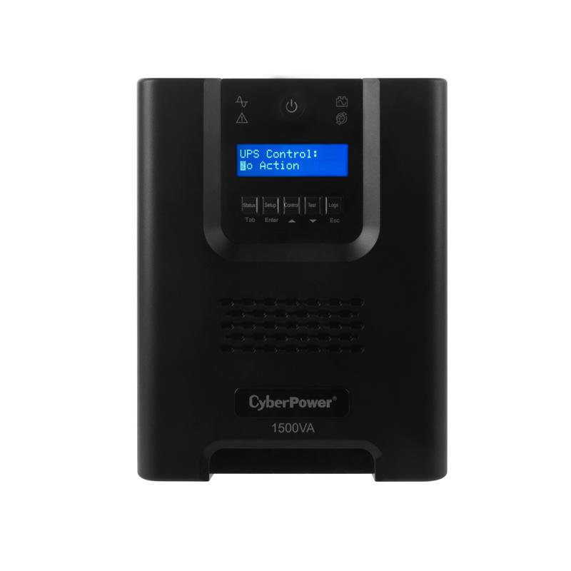 CyberPower PR1500LCD alimentation d'énergie non interruptible Interactivité de ligne 1,5 kVA 1050 W 8 sortie(s) CA