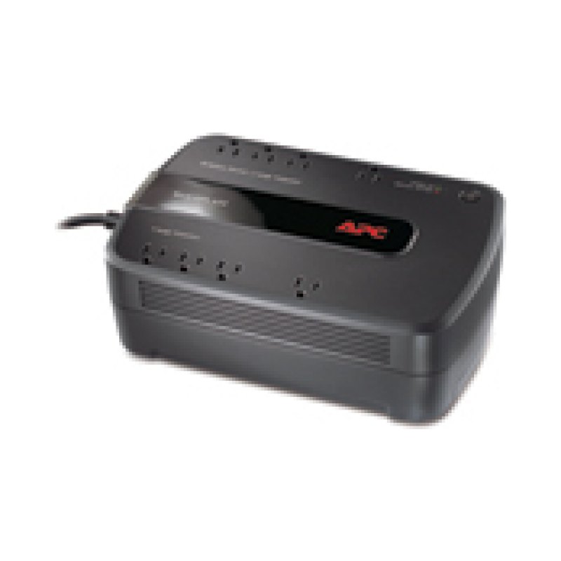 APC Back-UPS 650VA, 120V, 8 NEMA outlets (4 surge)
