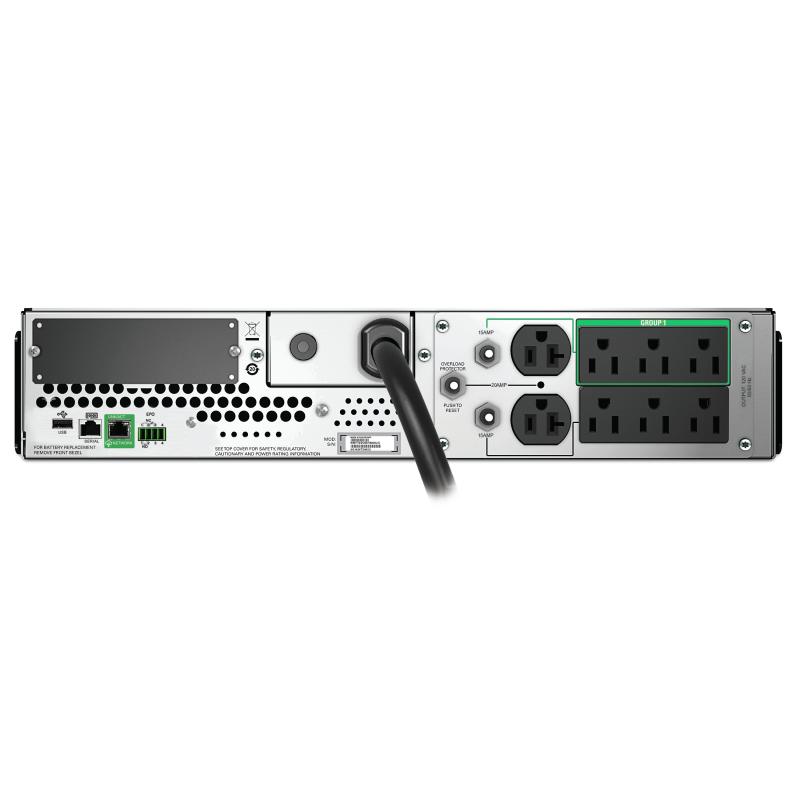 APC SMT2200RM2UC alimentation d'énergie non interruptible Interactivité de ligne 2,2 kVA 1980 W 8 sortie(s) CA