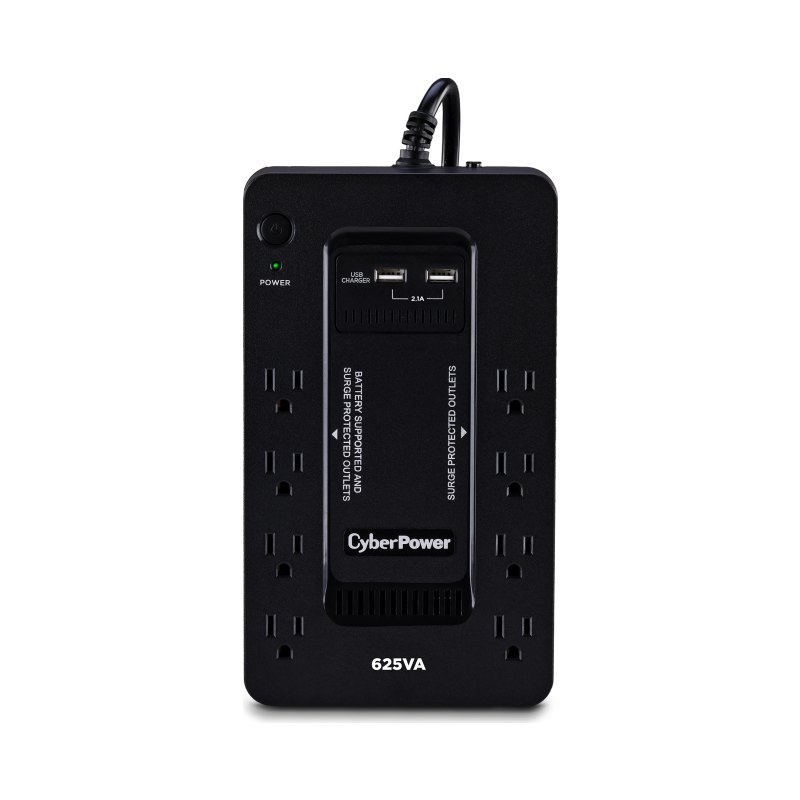 CyberPower ST625U uninterruptible power supply (UPS) Standby (Offline) 0.625 kVA 360 W 8 AC outlet(s)