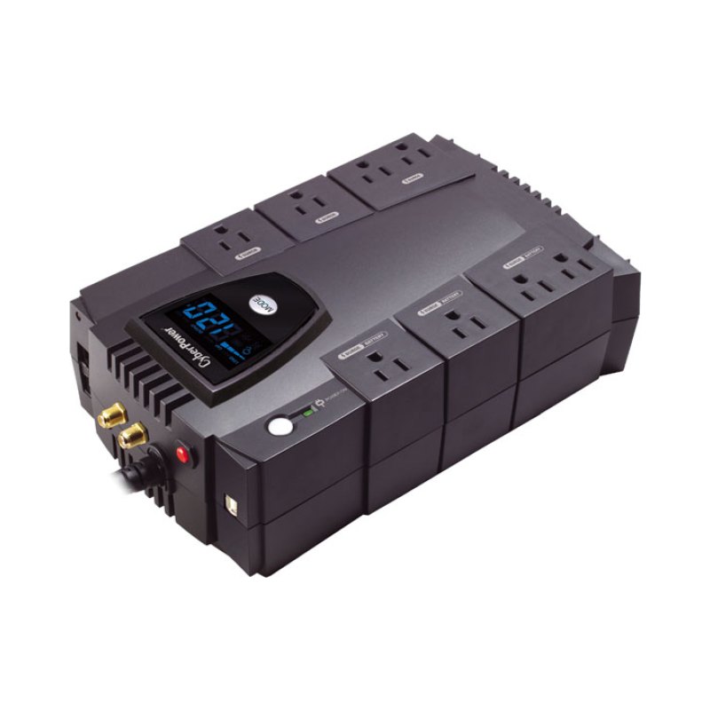 CyberPower CP685AVRLCD uninterruptible power supply (UPS) Line-Interactive 0.685 kVA 390 W