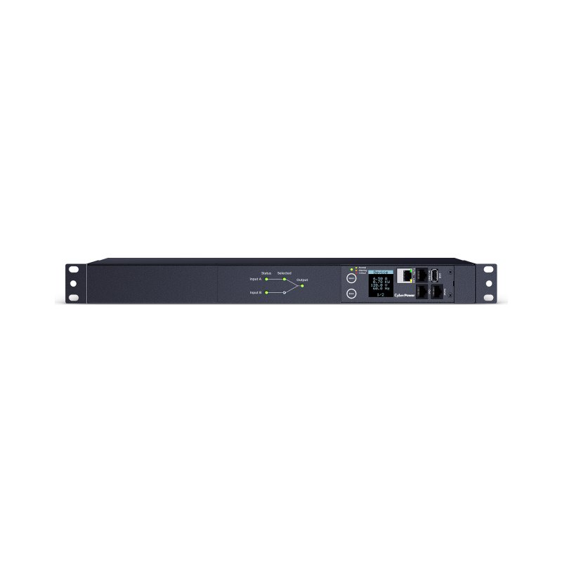 CyberPower PDU44001 power distribution unit (PDU) 12 AC outlet(s) 1U Black