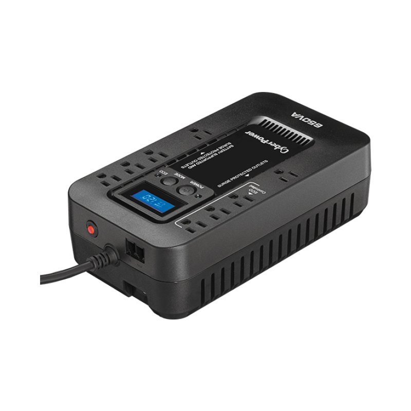 CyberPower EC650LCD alimentation d'énergie non interruptible Veille 0,65 kVA 390 W 8 sortie(s) CA