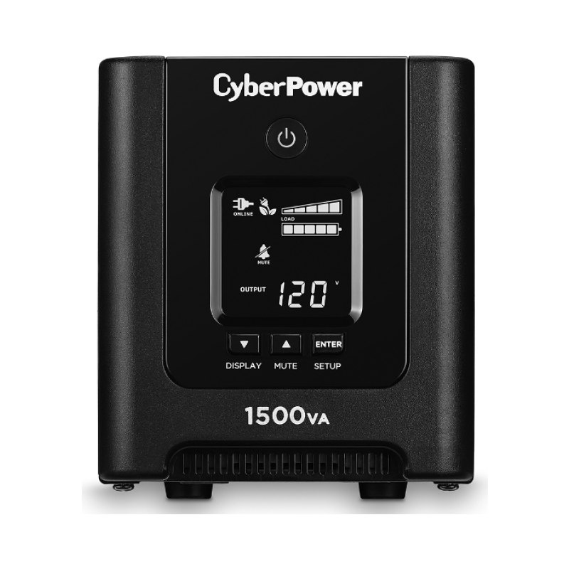 CyberPower OR1500PFCLCD uninterruptible power supply (UPS) Line-Interactive 1.5 kVA 1050 W 8 AC outlet(s)