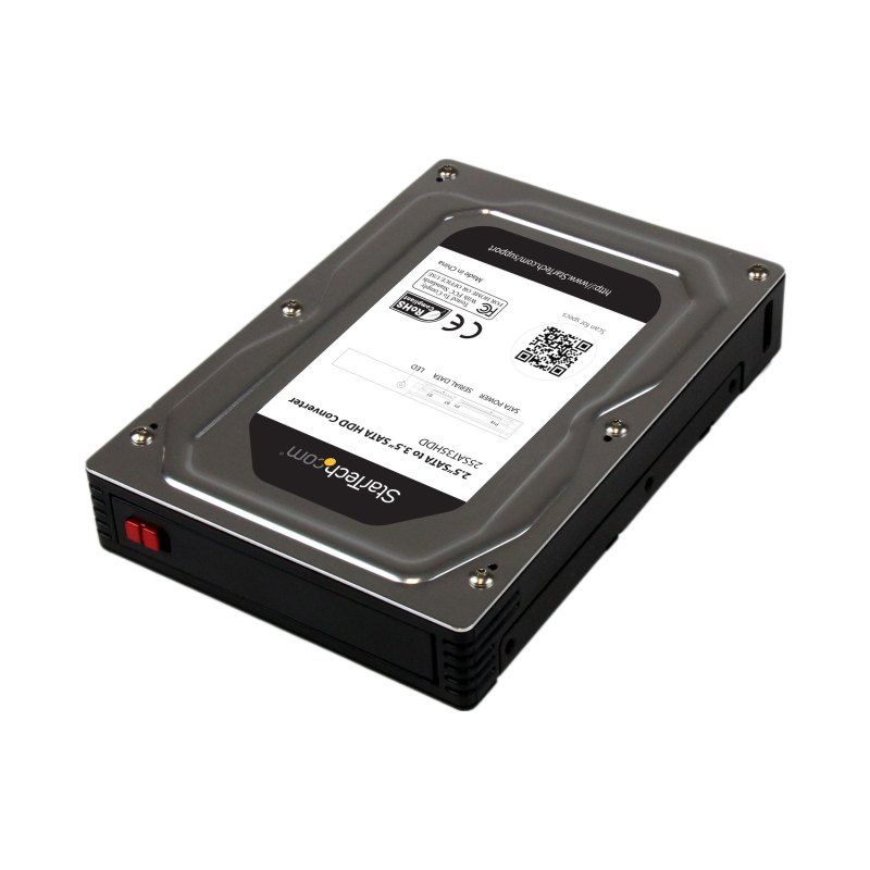 StarTech.com Boîtier Adaptateur en Aluminium pour DD / SSD SATA 2,5" vers 3,5" jusqu'à 12,5 mm