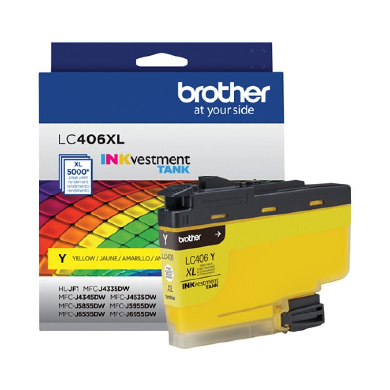 Brother LC406XLYS ink cartridge 1 pc(s) Original High (XL) Yield Yellow
