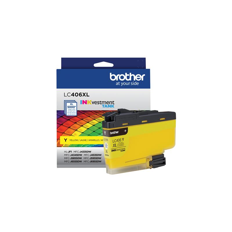 Brother LC406XLYS cartouche d'encre 1 pièce(s) Original Rendement élevé (XL) Jaune
