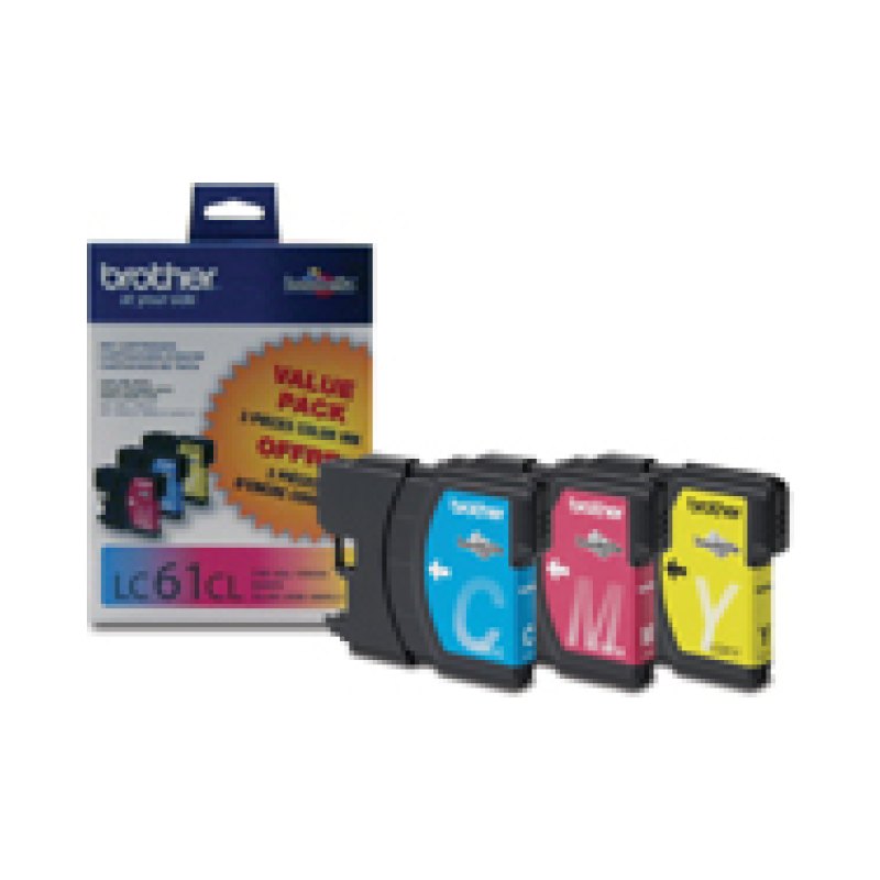 Brother LC613PKS ink cartridge 3 pc(s) Original Standard Yield Cyan, Magenta, Yellow