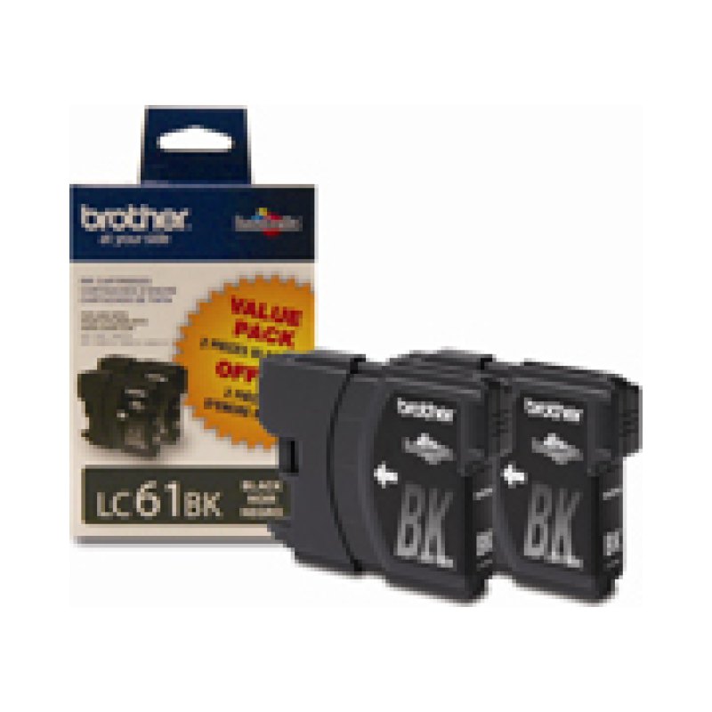 Brother LC612PKS ink cartridge 2 pc(s) Original Black