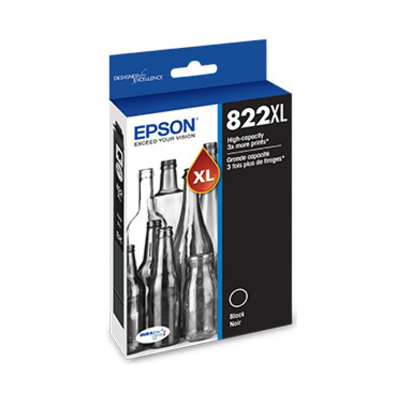Epson T822XL120-S ink cartridge 1 pc(s) Original High (XL) Yield Black