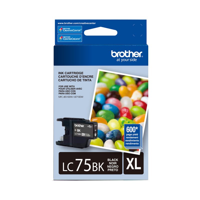 Brother LC-75BKS ink cartridge Original High (XL) Yield Black
