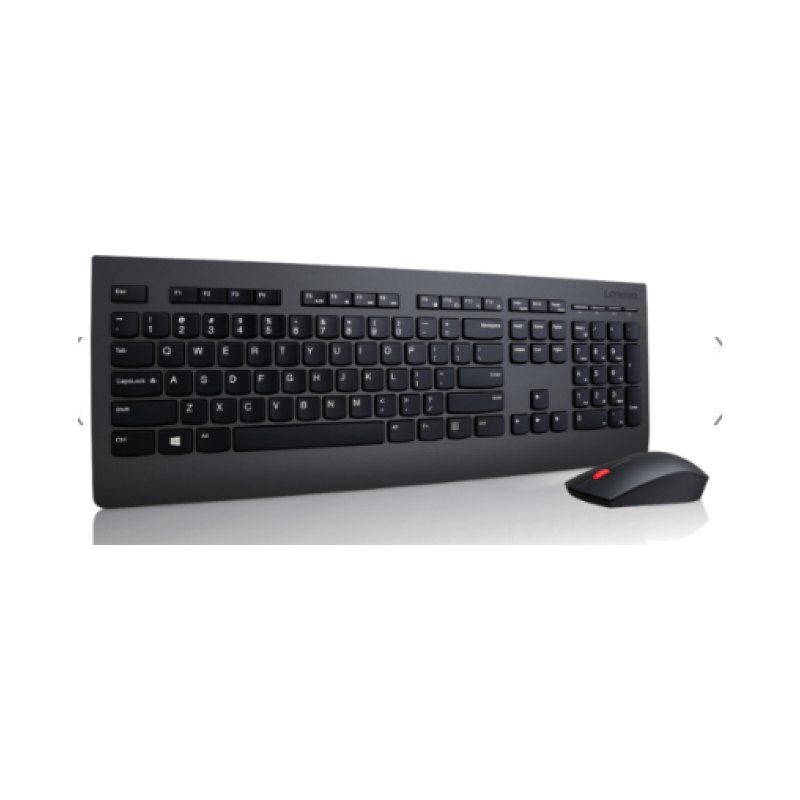 Lenovo 4X30H56796 keyboard Mouse included Universal RF Wireless QWERTY US English Black