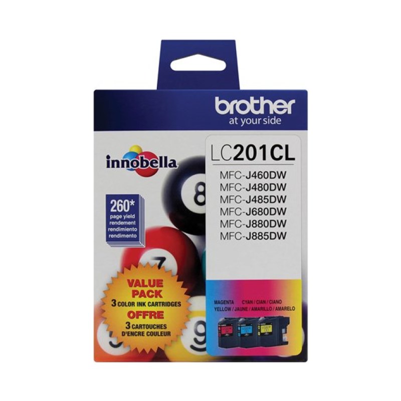 Brother LC-2013PKS ink cartridge 3 pc(s) Original Cyan, Magenta, Yellow