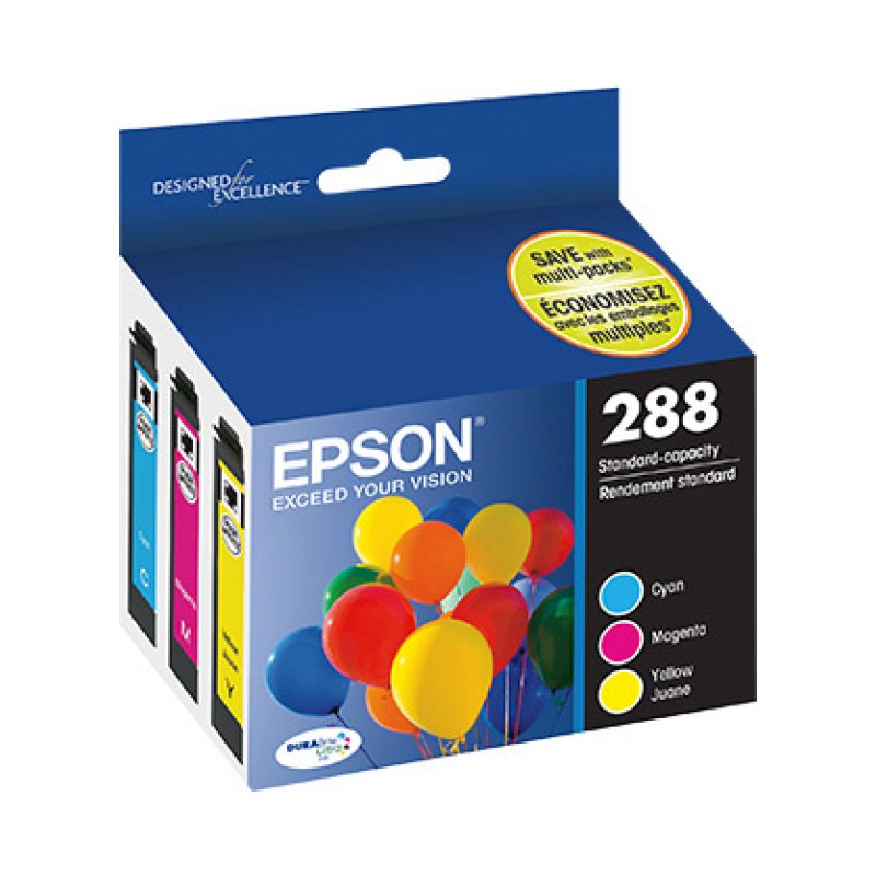 Epson T288520-S cartouche d'encre 3 pièce(s) Original Rendement standard Cyan, Magenta, Jaune