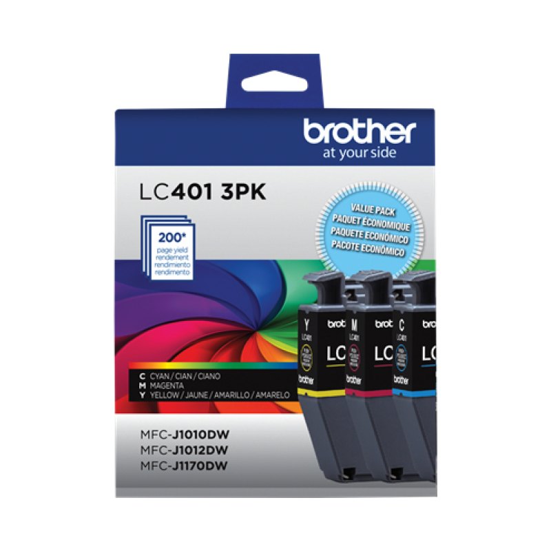 Brother LC4013PKS ink cartridge 1 pc(s) Original Standard Yield Cyan, Magenta, Yellow