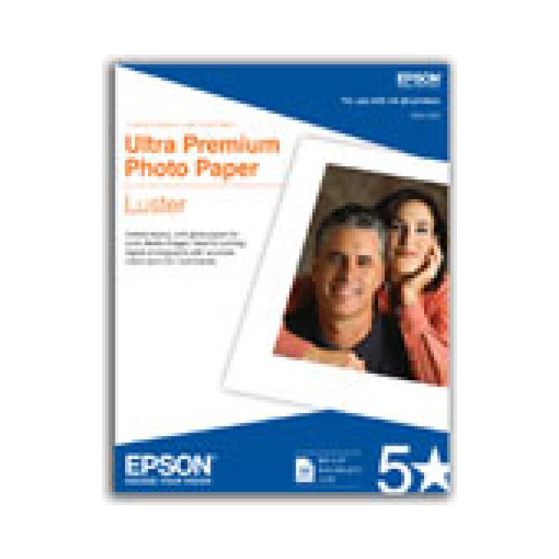 Epson Ultra Premium Photo Paper Luster - 8.5" x 11" - 50 Sheet
