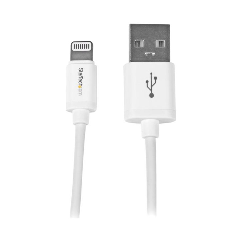 StarTech.com Câble Apple Lightning vers USB de 1 m pour iPhone, iPod, iPad - Blanc