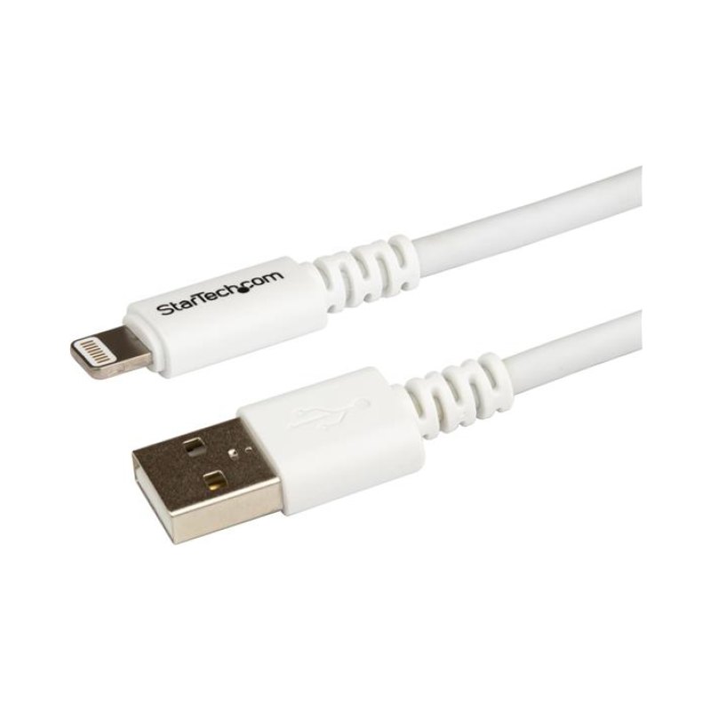StarTech.com Câble Apple Lightning vers USB pour iPhone, iPod, iPad - 3 m Blanc