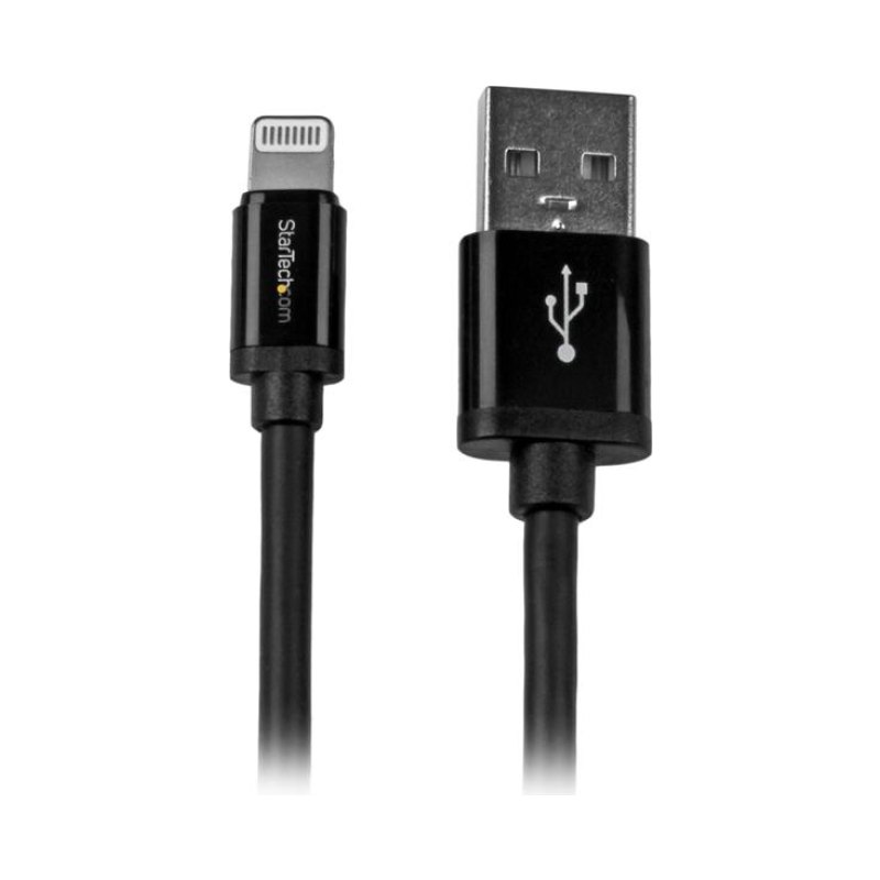 StarTech.com Câble Apple Lightning vers USB pour iPhone, iPod, iPad - 2 m Noir