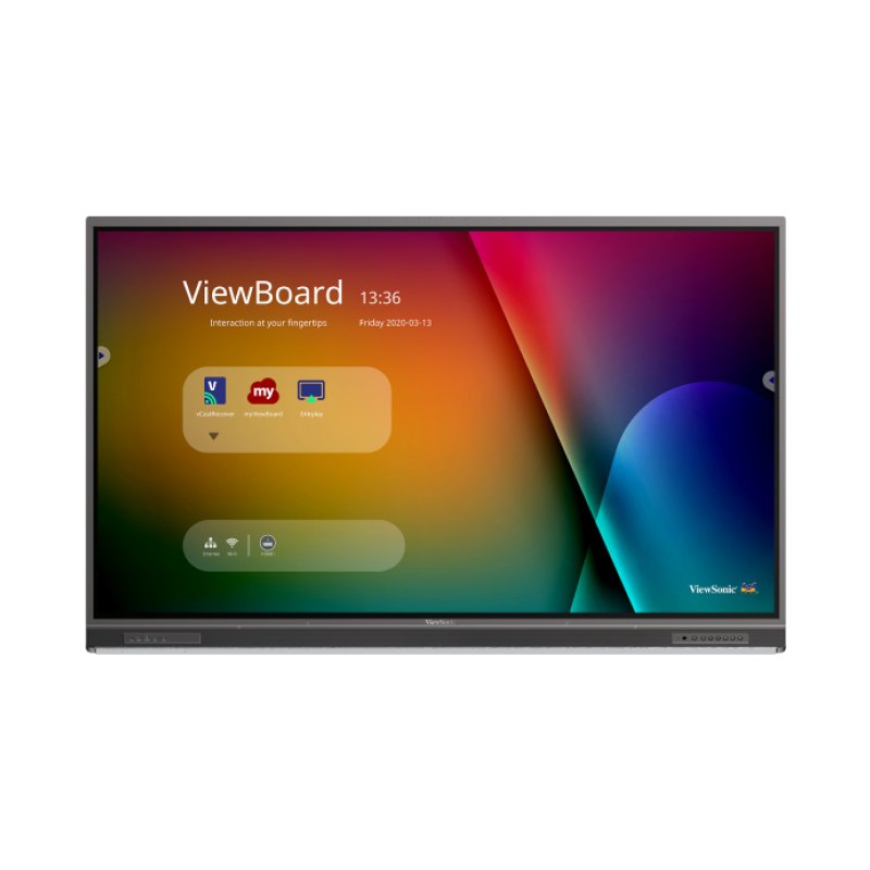 Viewsonic IFP7552-1CN interactive whiteboard 189.2 cm (74.5") 3840 x 2160 pixels Touchscreen Black