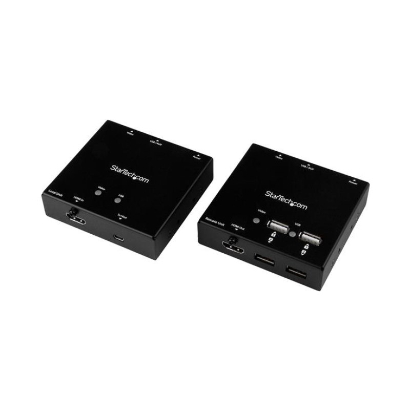 StarTech.com Extendeur HDMI sur Cat6 à 50 m avec hub USB 2.0 à 4 ports - 1080p