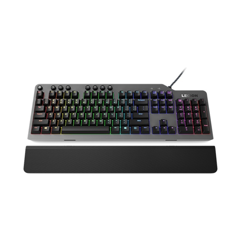 Lenovo Legion K500 keyboard Gaming USB QWERTY US English Black, Grey
