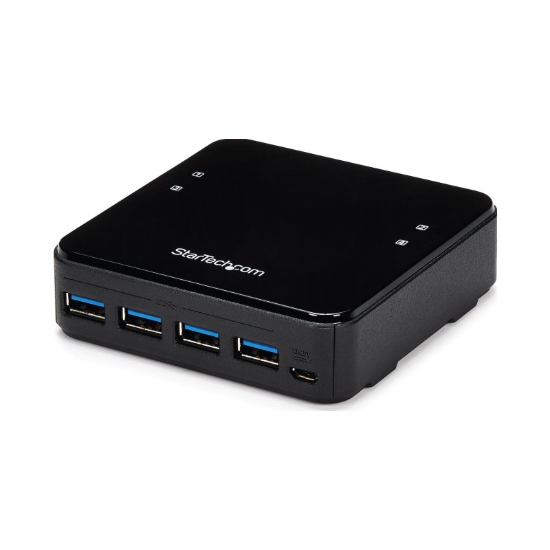 StarTech.com Switch de partage de périphériques USB 3.0 (5Gbps) avec 4 entrées / 4 sorties