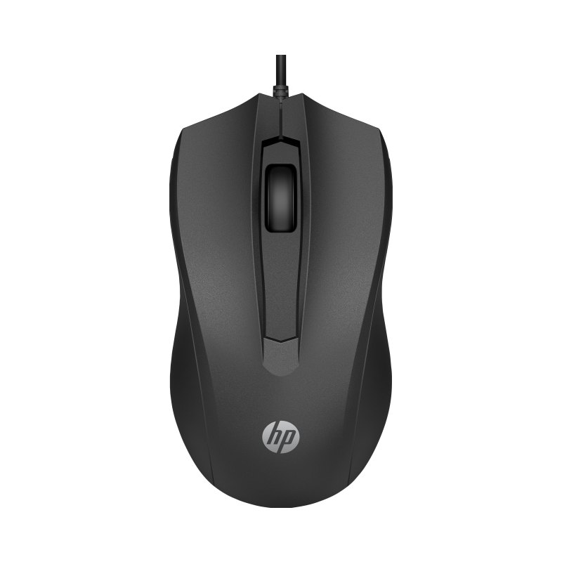 HP 105 BLK Wired mouse Office Ambidextrous USB Type-A Optical 1600 DPI
