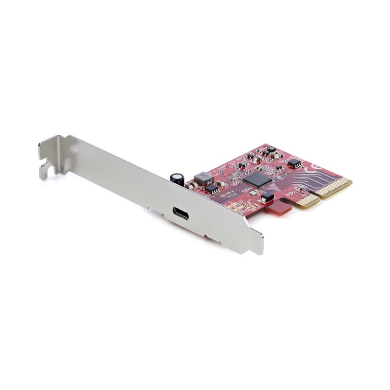 StarTech.com Carte PCIe 1 port USB 3.2 Gen 2x2, Carte Contrôleur USB-C 20Gbps SuperSpeed PCI Express 3.0 x4, Carte Adaptateur USB Type-C, Données Uniquement, Windows/macOS/Linux, TAA