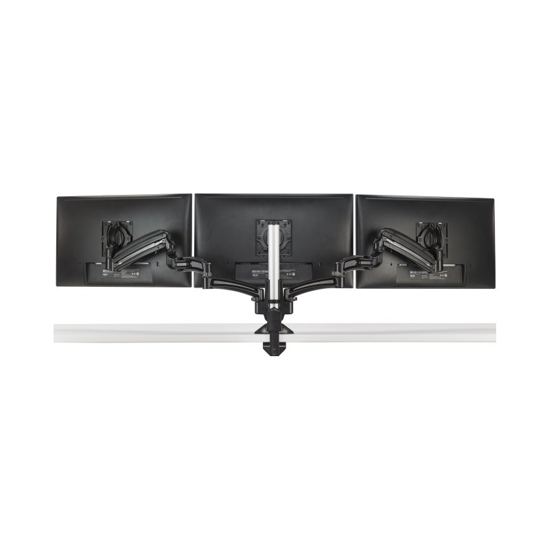 Chief KX Low-Profile Triple Monitor Arms, Column Desk Mount, Black