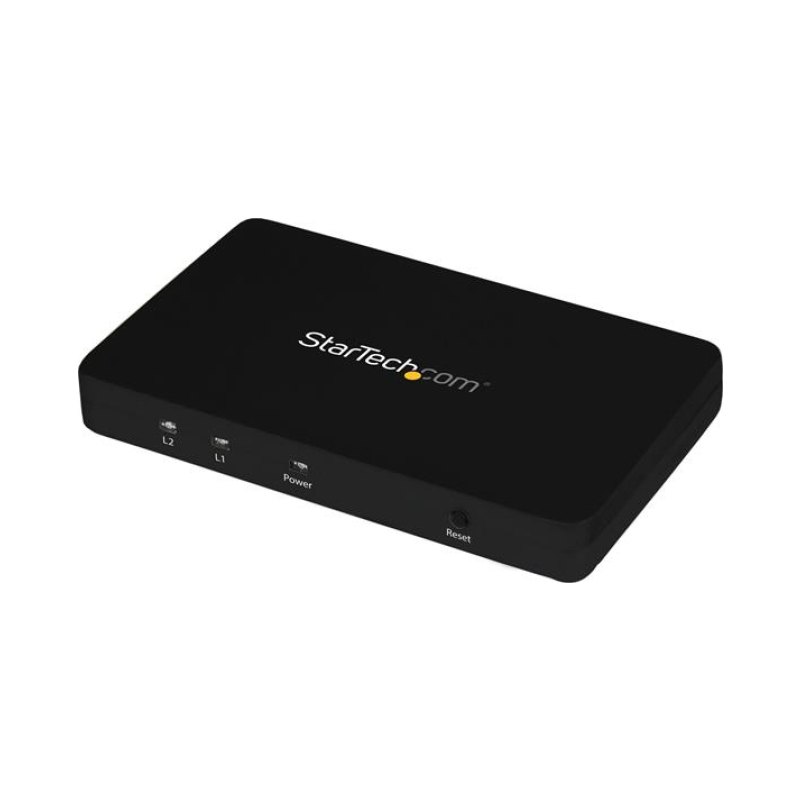 StarTech.com Splitter vidéo HDMI 4K à 2 ports - Répartiteur HDMI 1 x 2 avec boîtier en aluminium