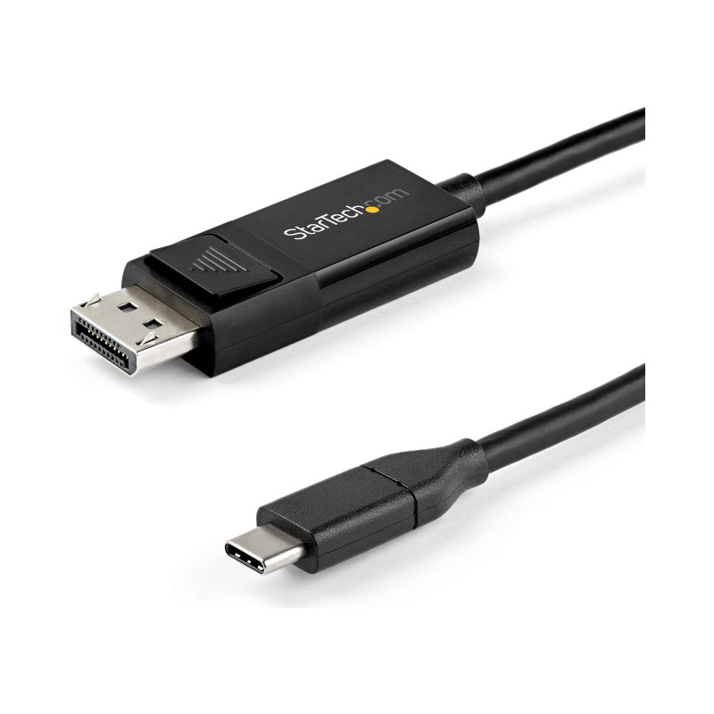 StarTech.com Câble Adaptateur USB-C vers DisplayPort 1.4 8K 60Hz/4K - Câble Vidéo Bidirectionnel DP vers USB-C ou USB-C vers DP Réversible -HBR3/HDR/DSC - Câble Moniteur USB Type-C/TB3