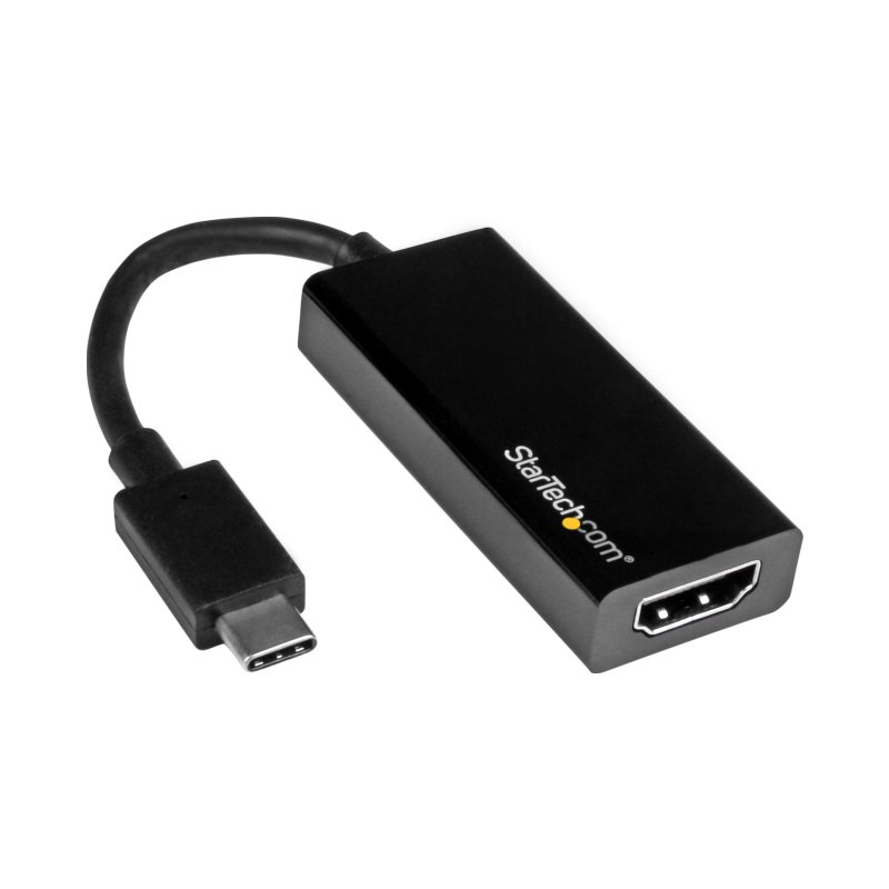 StarTech.com Convertisseur Vidéo USB-C vers HDMI - 4K 30Hz - Compatible Thunderbolt 3 - USB 3.1 Type-C vers HDMI Moniteur Dongle de Voyage Noir