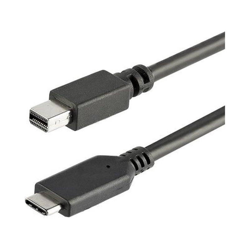 StarTech.com Câble Adaptateur USB-C vers Mini DisplayPort 4K 60 Hz de 1 m - Noir